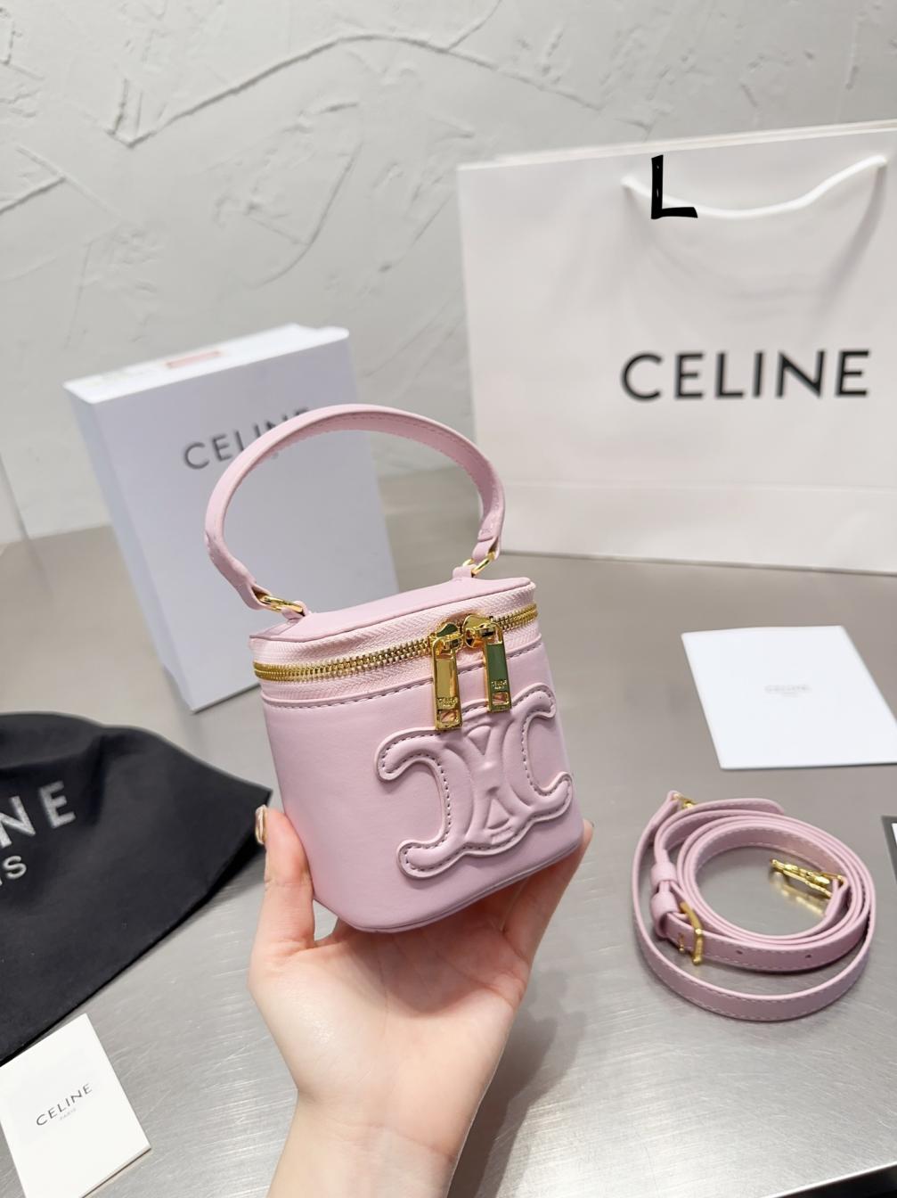 Celinepink mini box hand bag 131473