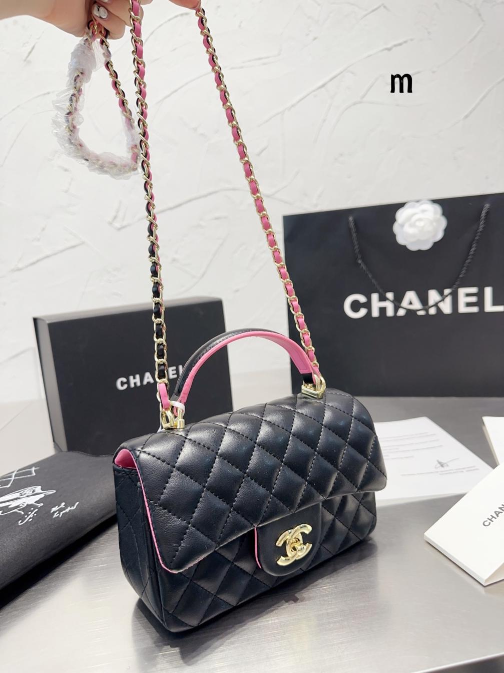 Chanel CF lambskin bag 131289