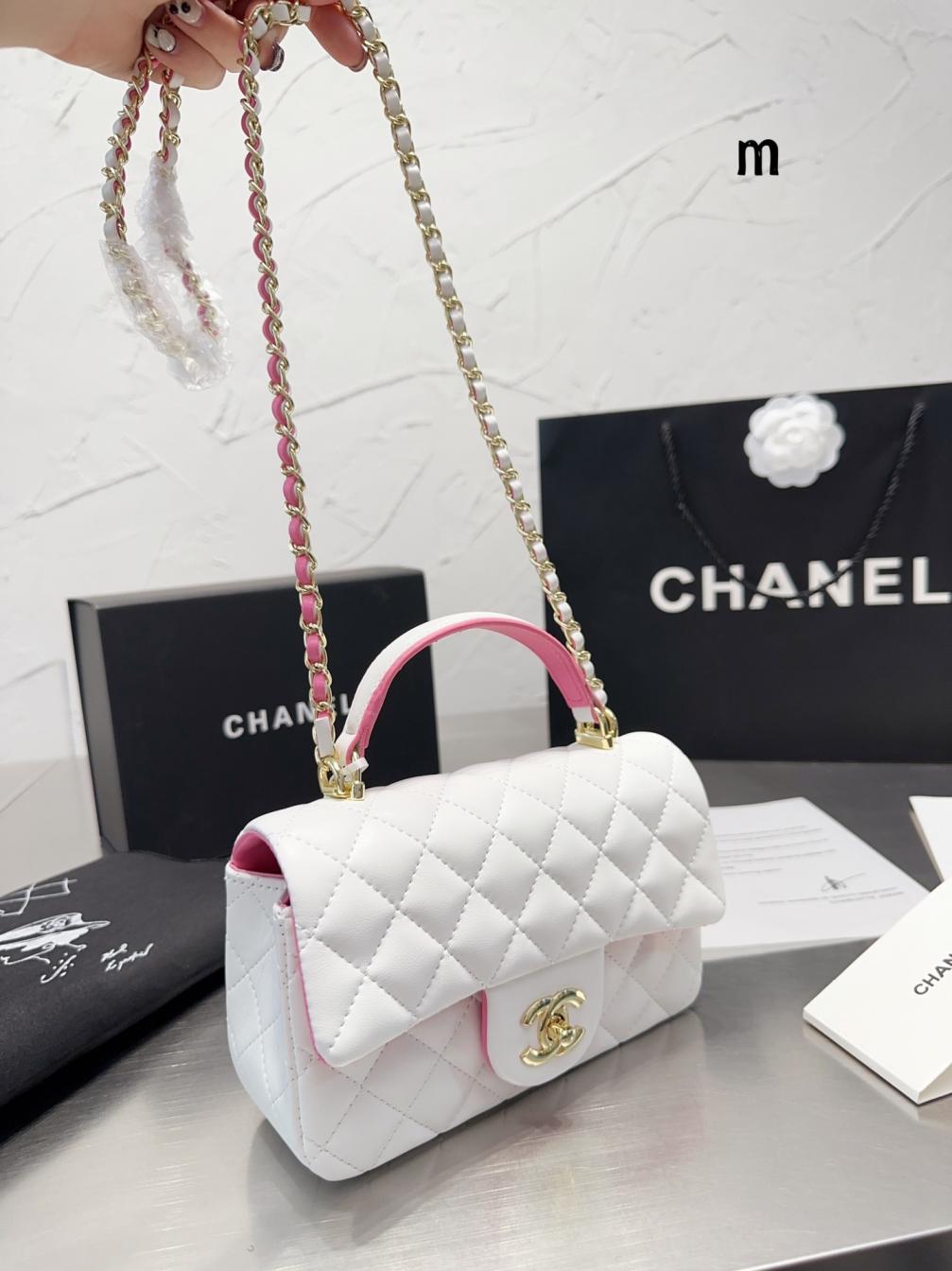 Chanel CF lambskin bag 131289