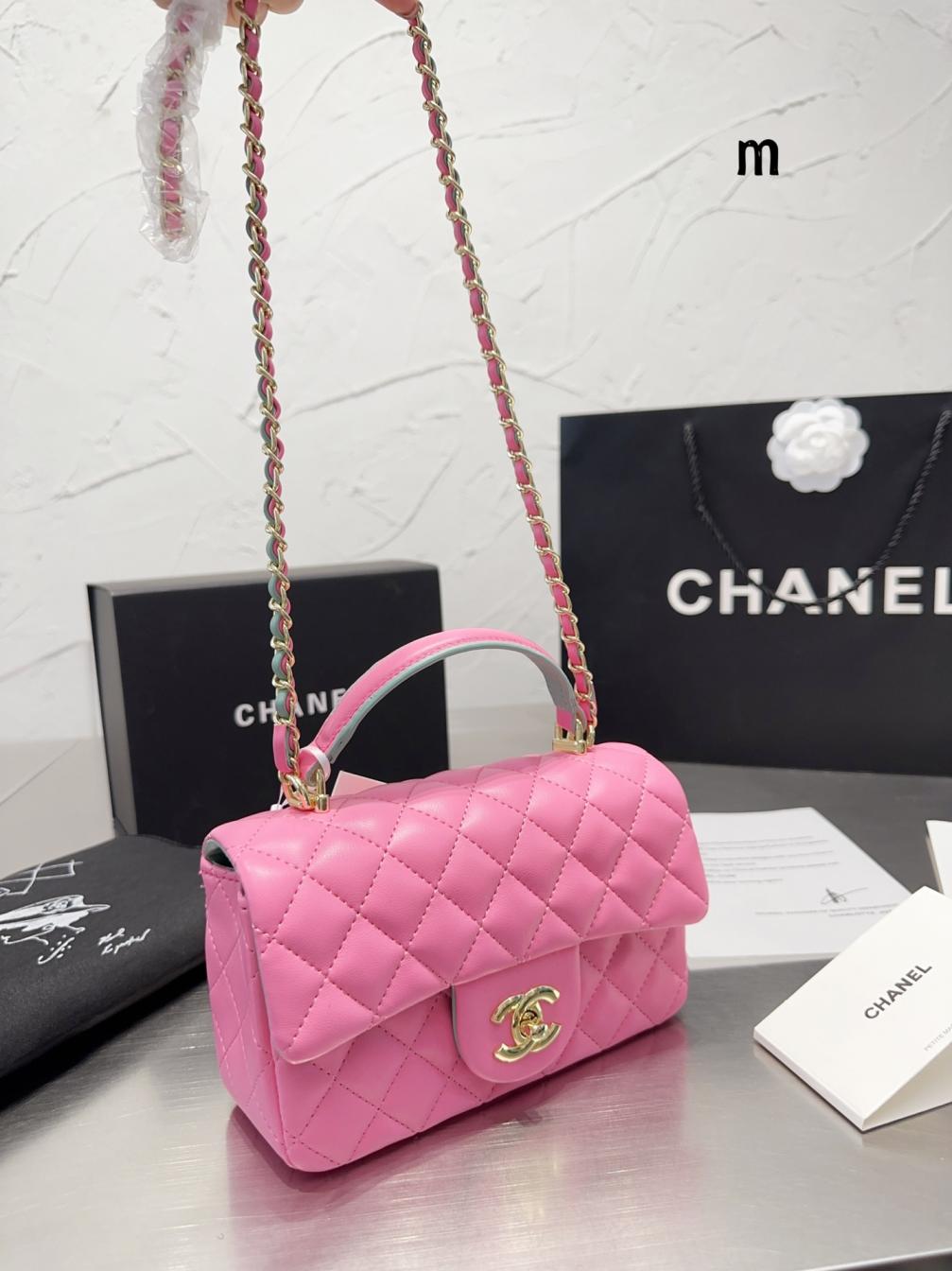 Chanel CF lambskin bag 131289