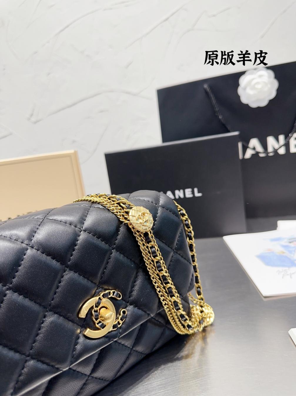 Chanel Lambskin leather bag 131601