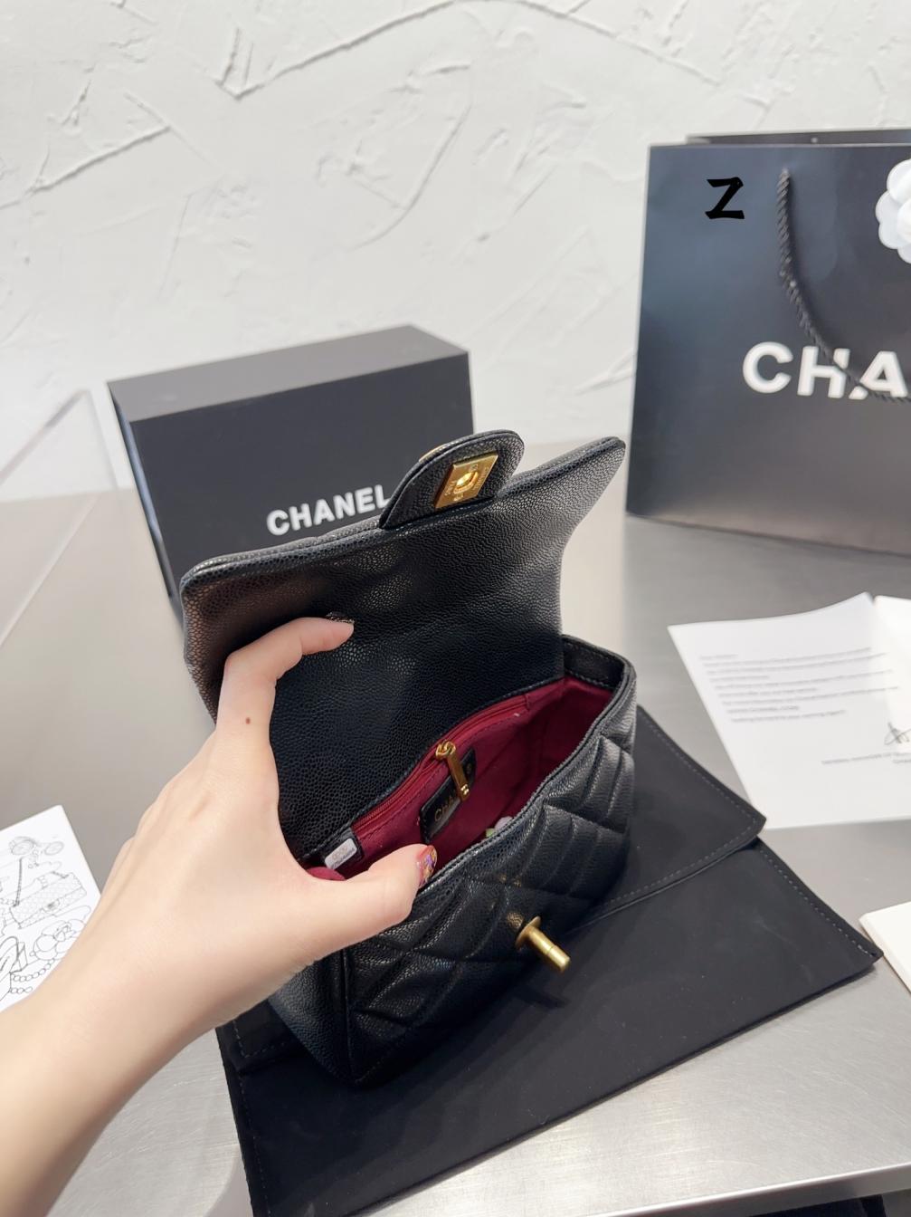 Chanel coco enamel mini it bag 131704