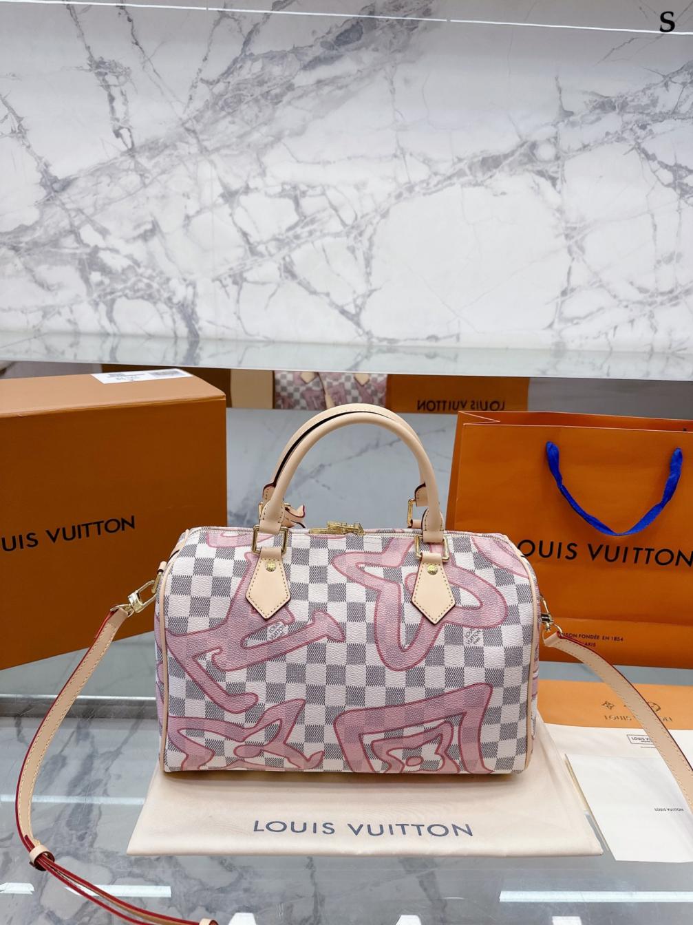 Lv Louis vuitton speedy handbag 131750
