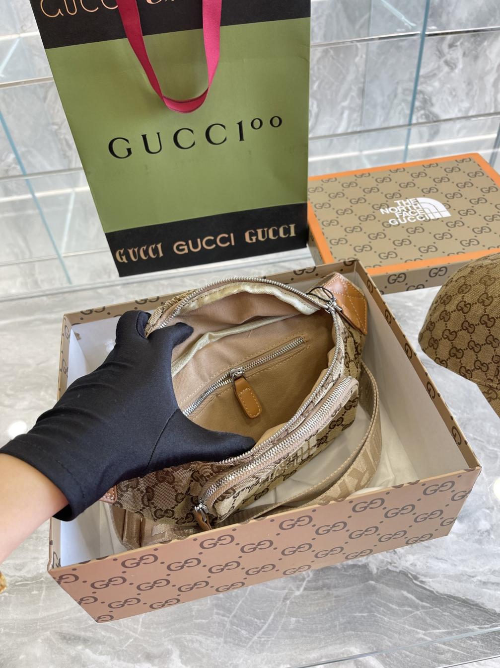 Gucci &amp;MLB bag+Cap 1set 131736