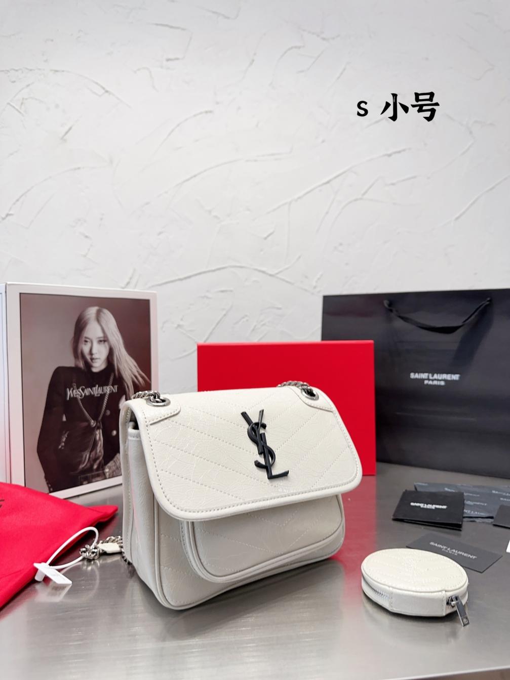 Ysl leather Niki bag 131744