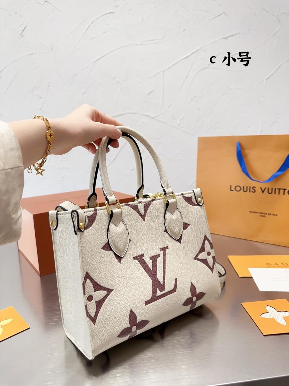 Lv Louis vuitton onthego handbag 25cm 131829