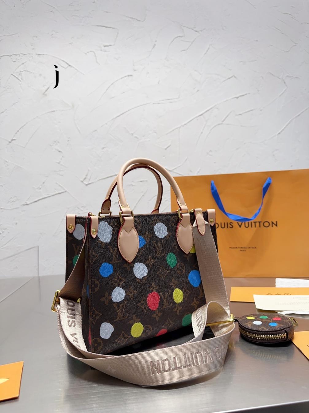 Lv Louis vuitton onthego handbag 25cm 131823