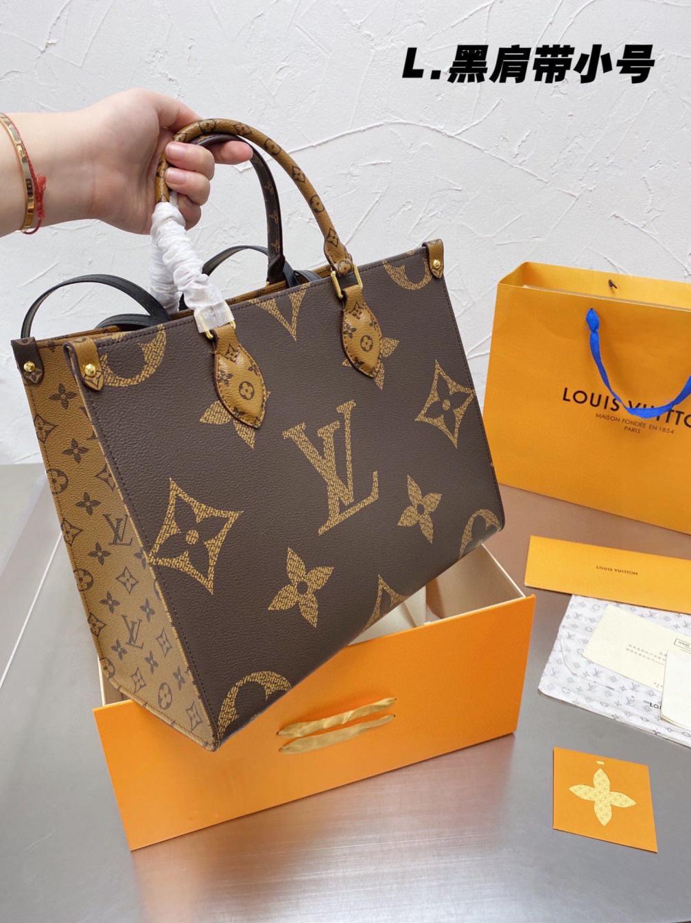 Lv Louis vuitton onthego handbag 35cm 131818