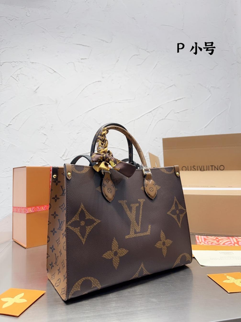 Lv Louis vuitton onthego handbag 35cm 131816