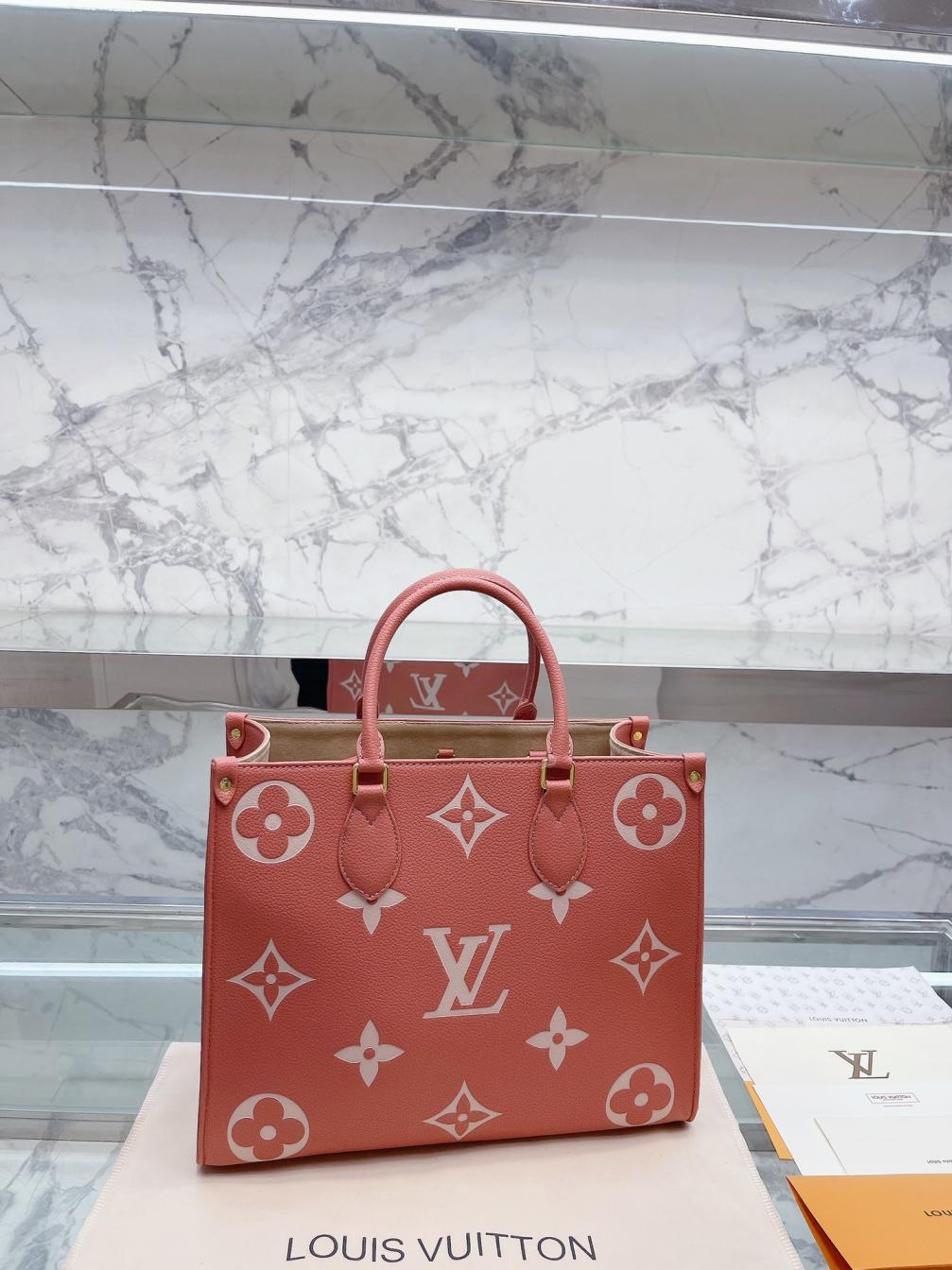 Lv Louis vuitton onthego handbag 35cm 131813