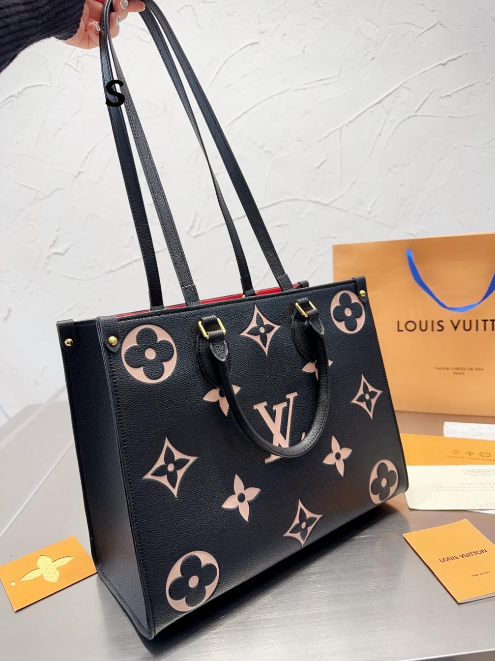 Lv Louis vuitton onthego handbag 35cm 131805