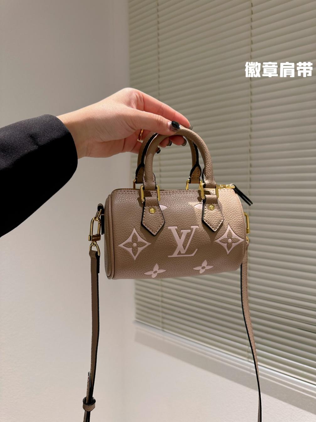 M81085 LV NANO speedy20 badge hand bag 131897