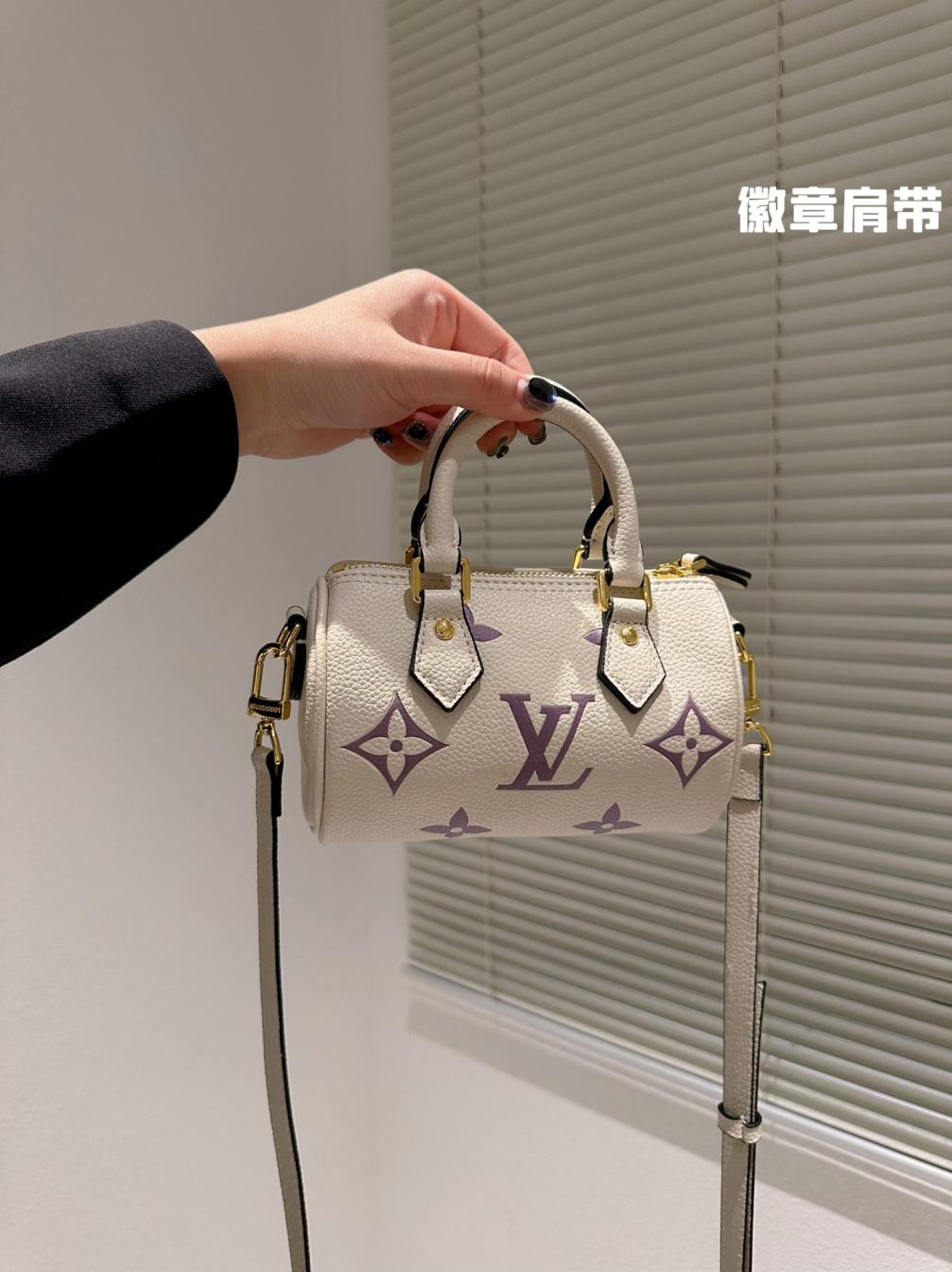 M81085 LV NANO speedy20 badge hand bag 131897