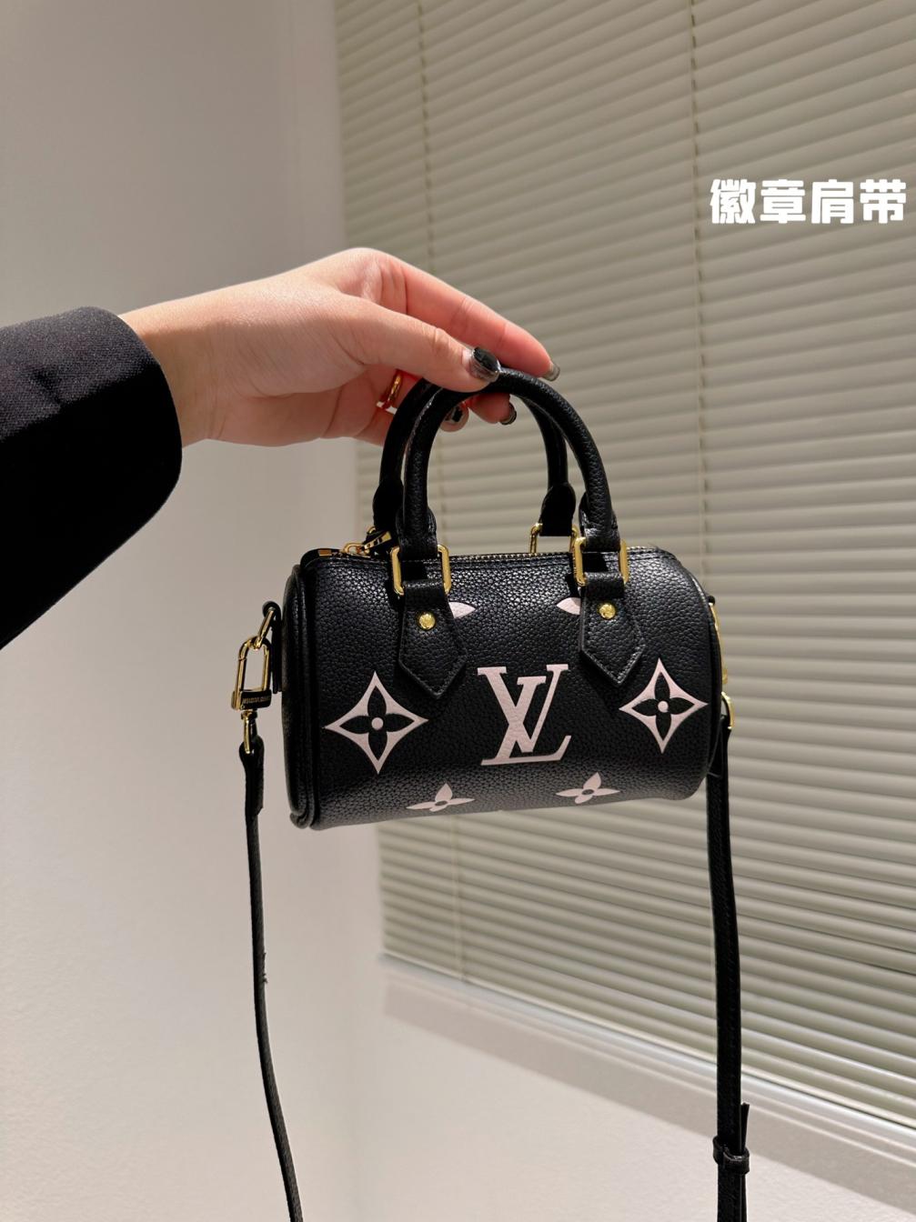 M81085 LV NANO speedy20 badge hand bag 131897