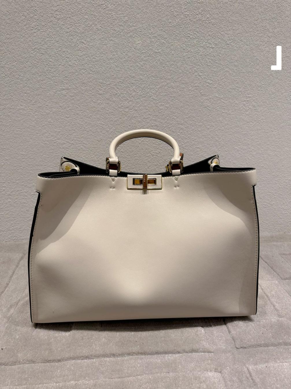 Fendi cowskin Peekaboo bag 131450