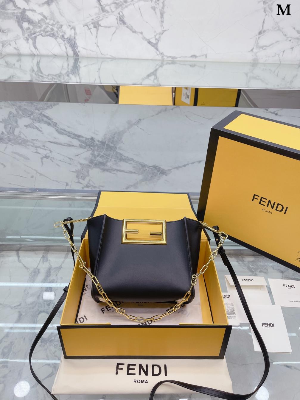 Fendi Way Logo FF hand bag 131427