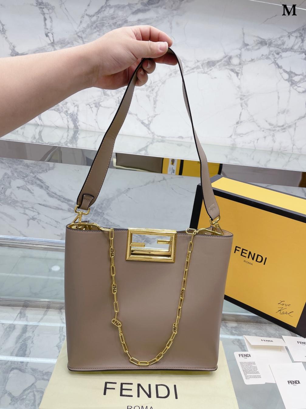 Fendi Way Logo FF hand bag 131430
