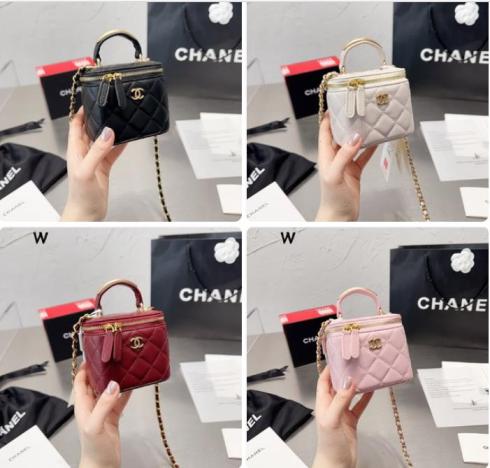 Chanel lambskin box 132317