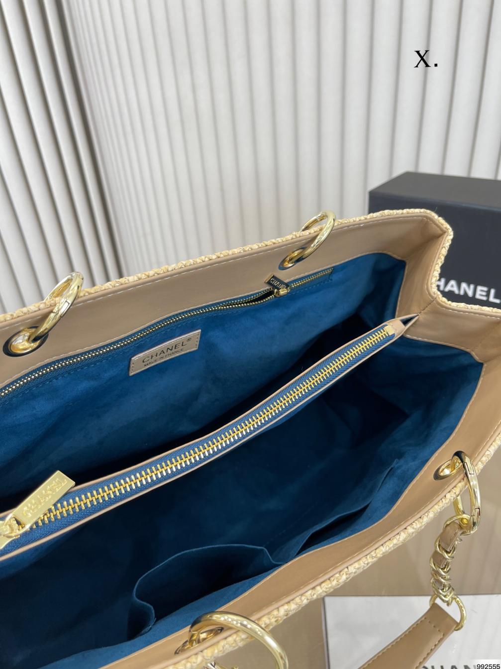 Chanel wave tote shopping bag 132269