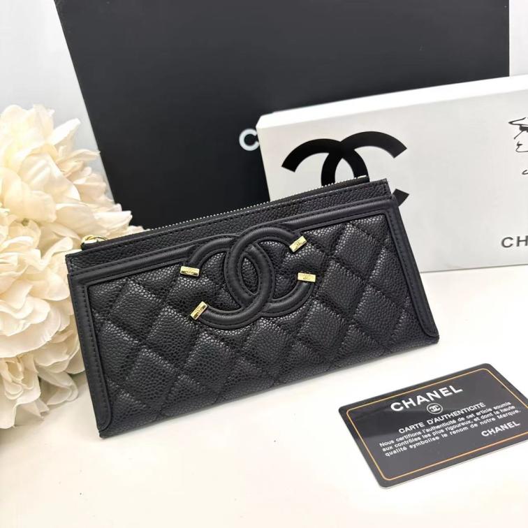 Chanel Lambskin Wallet A0221
