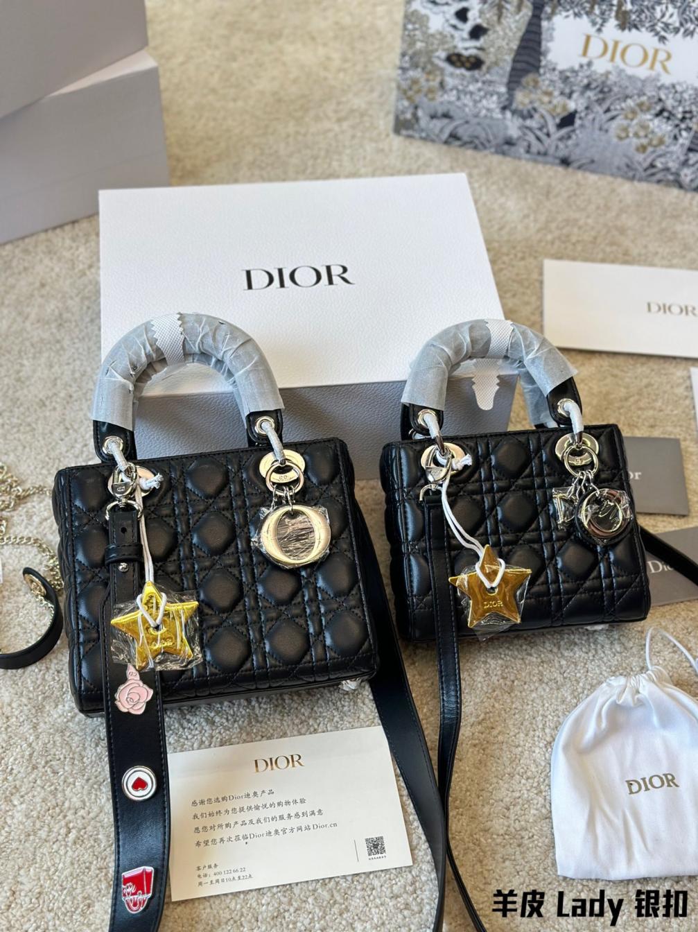 Dior Lady cowskin bag 132744