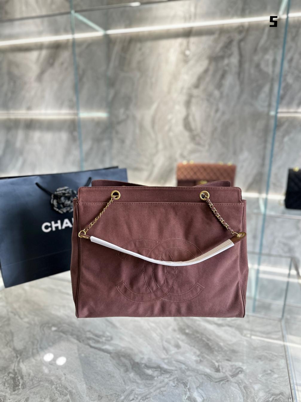 Chanel Suede tote bag