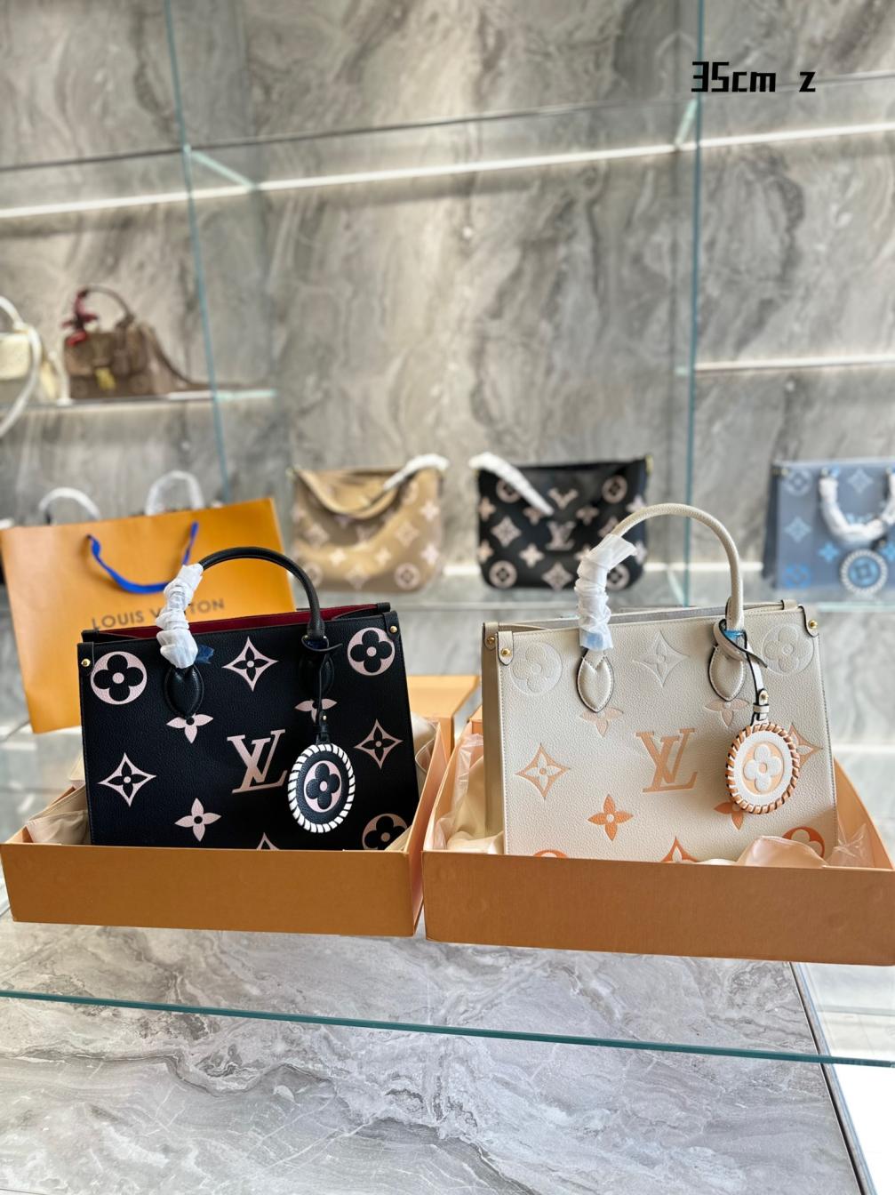 LV onthego handbag