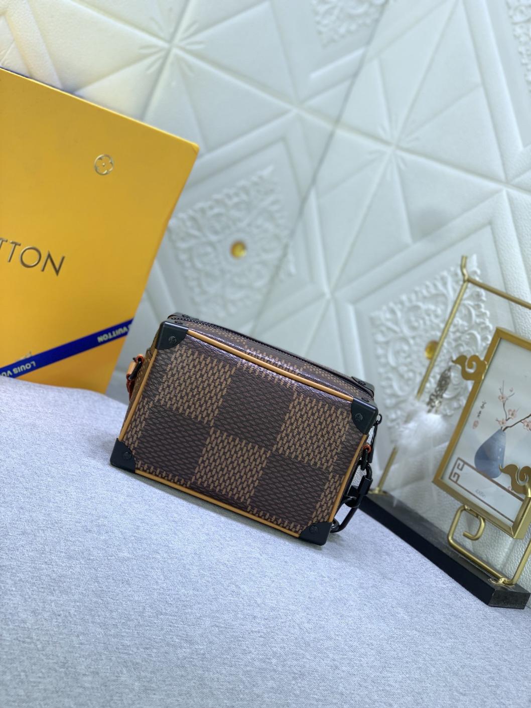 LV M60394 M44480 Mini Soft Trunk Giant Damier Ebene Bag