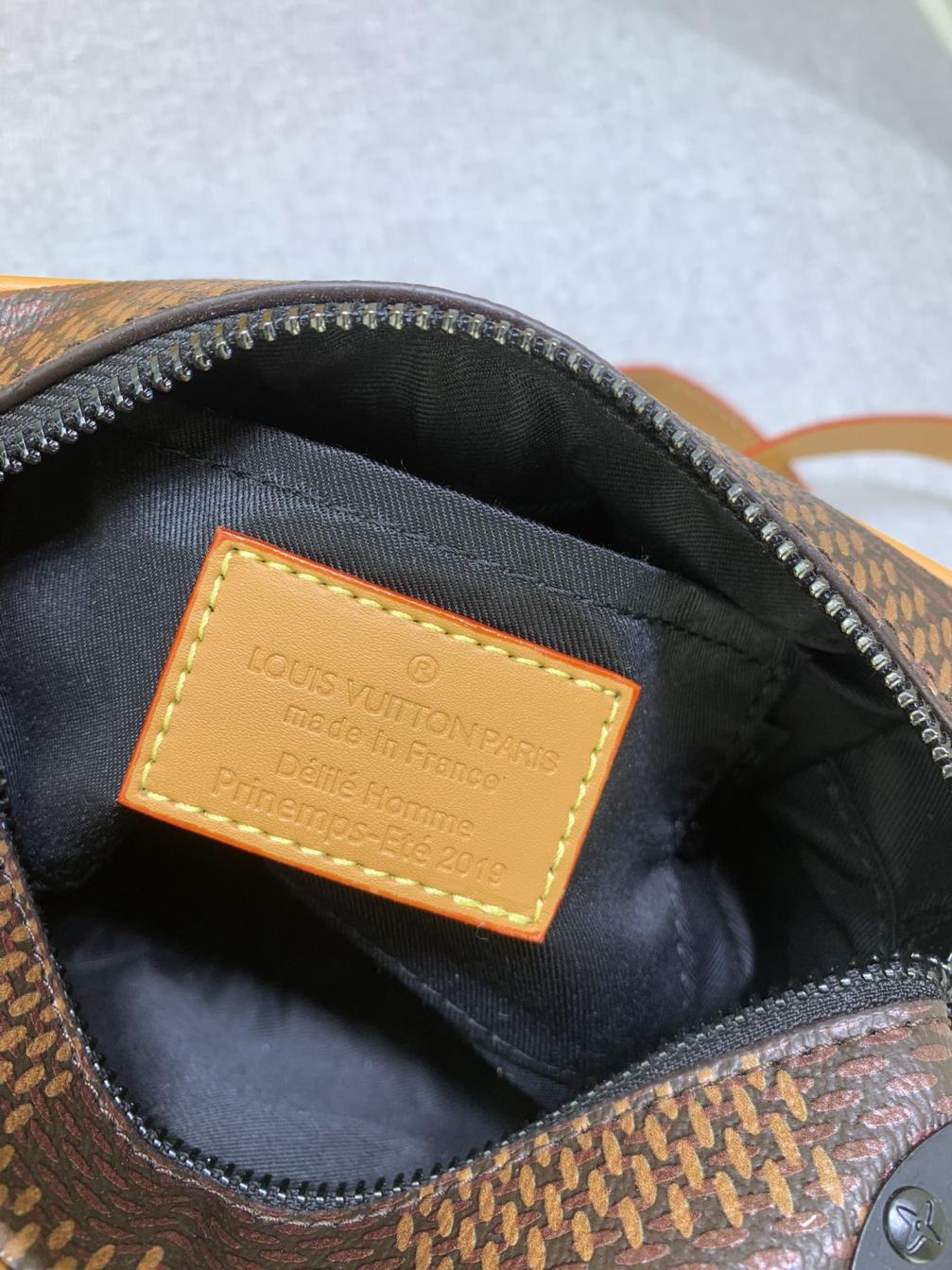 LV M60394 M44480 Mini Soft Trunk Giant Damier Ebene Bag