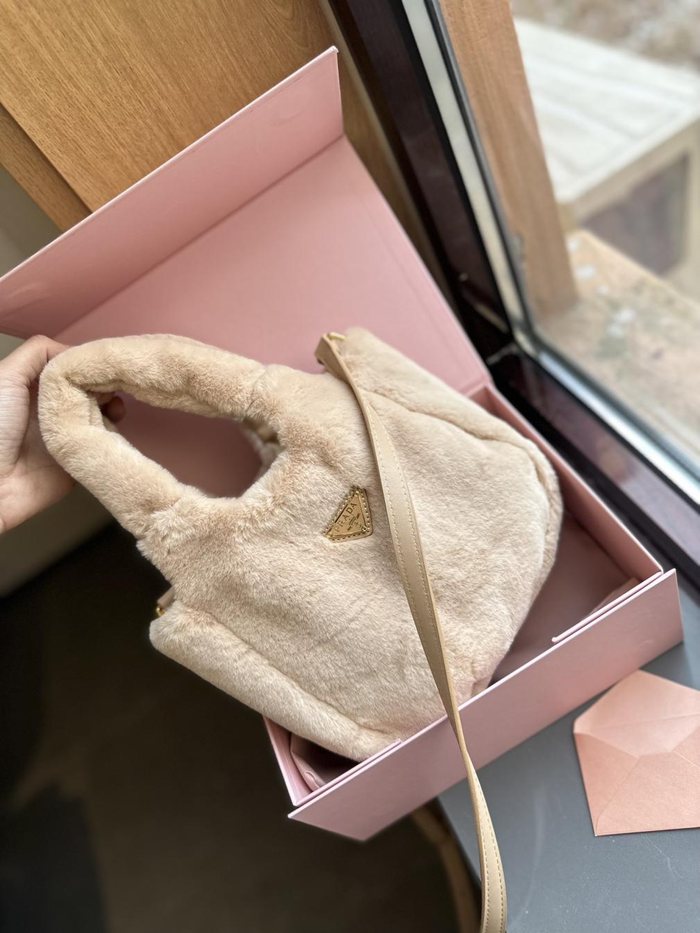 PRADA furs Mini tote handbag