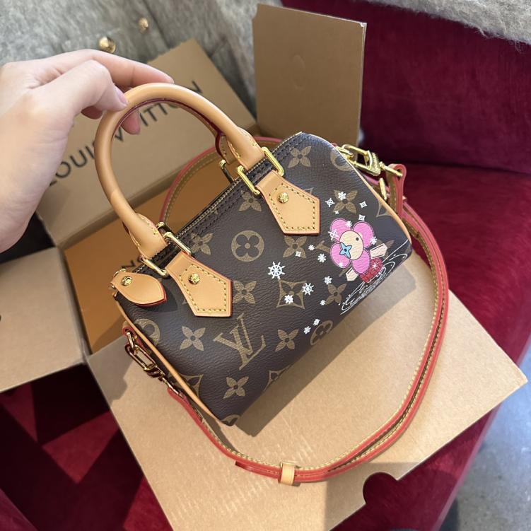 LV NANO SPEEDY M61252 Monogram hand bag