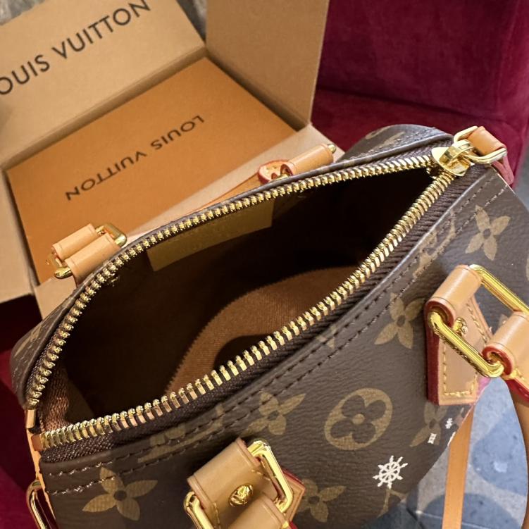 LV NANO SPEEDY M61252 Monogram hand bag