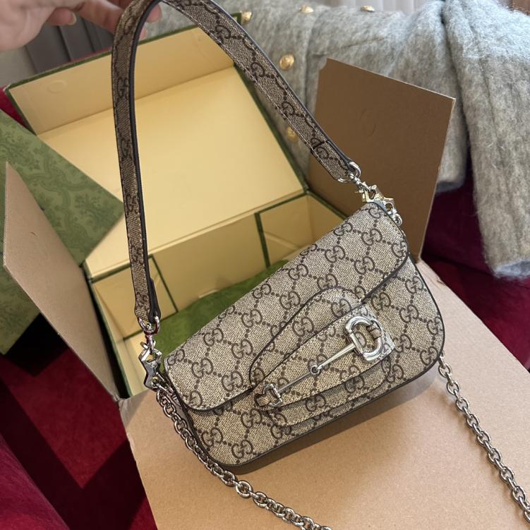 GUCCI Horsebit 1955 Demetra bag 133373