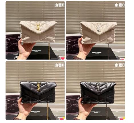 22cm YSL PUFFER lambskin bag 133485