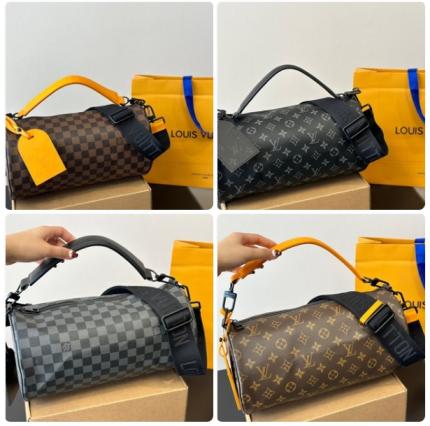 LV Men Soft Polochon Monogram Macassar bag 133605