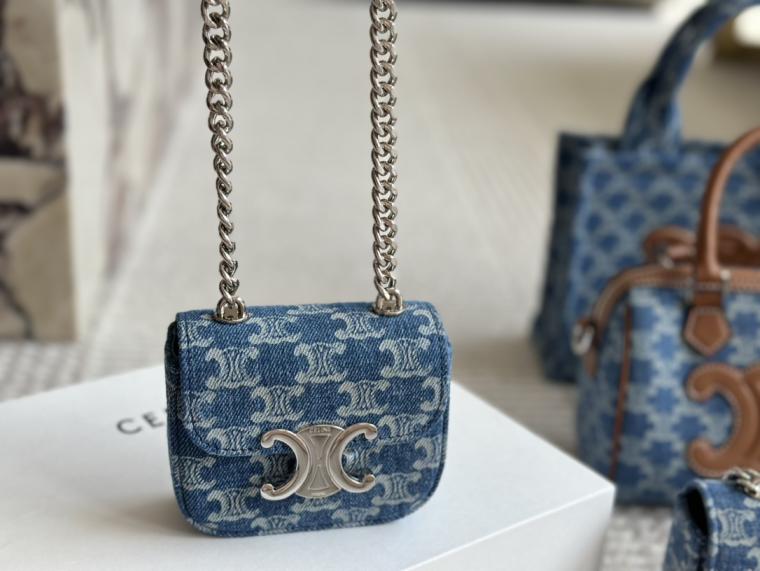 Celine mini Denim bag 133796