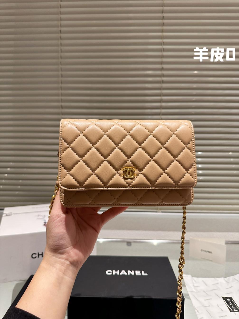 Chanel Classic lambskin woc bag 133829