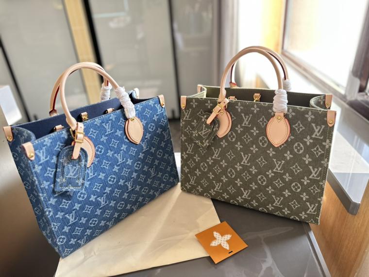 Lv 2024 Denim onthego handbag 133914