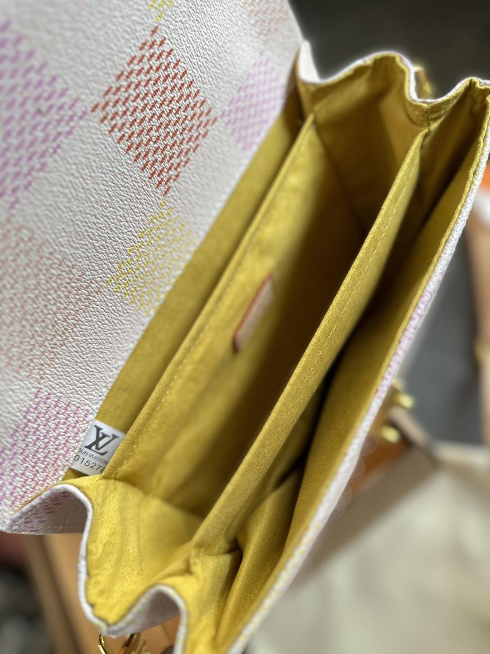 LV 24 summer Damier Pochette Metis bag 133911
