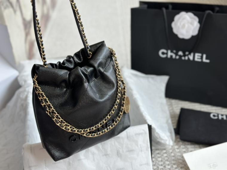 Chanel cowskin leather mini 22bag 133901