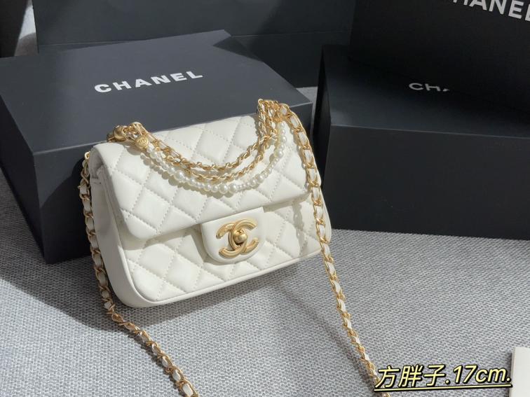 Chanel 24p pearls CF bag 133973