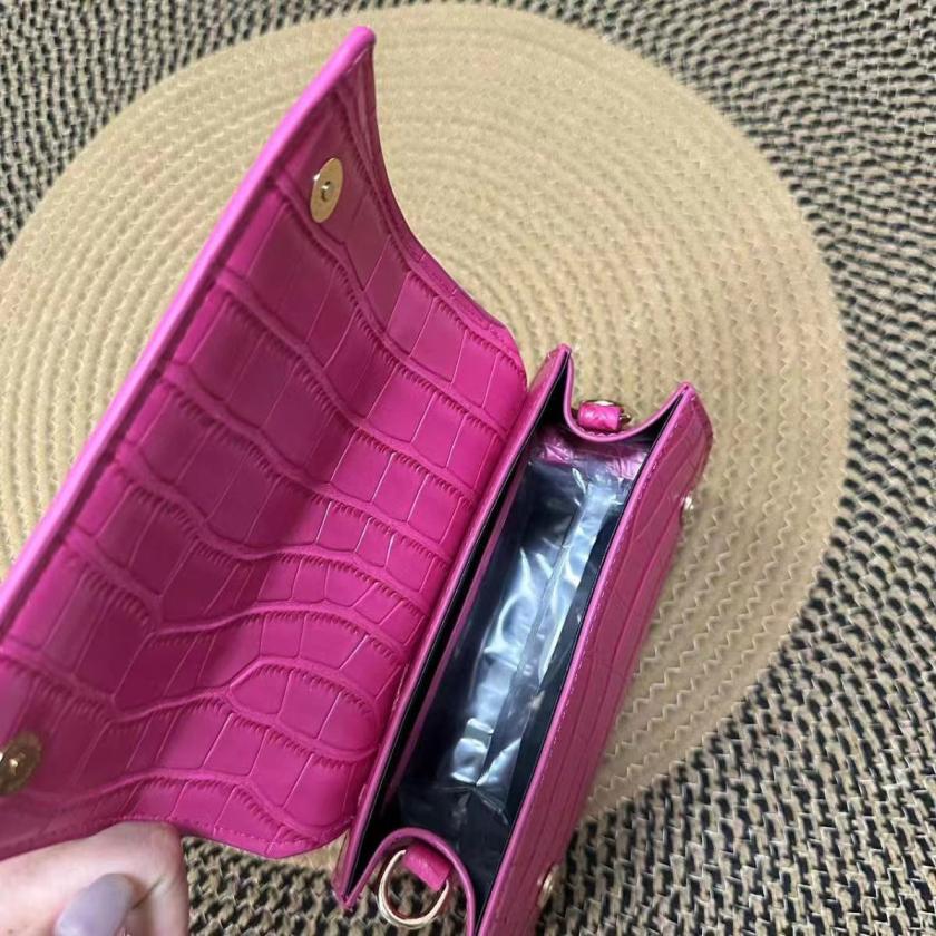 JACQUEMUS Crocodile Handbag 20cm