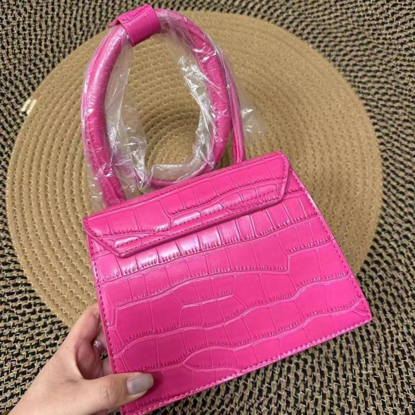 JACQUEMUS Crocodile Handbag 20cm