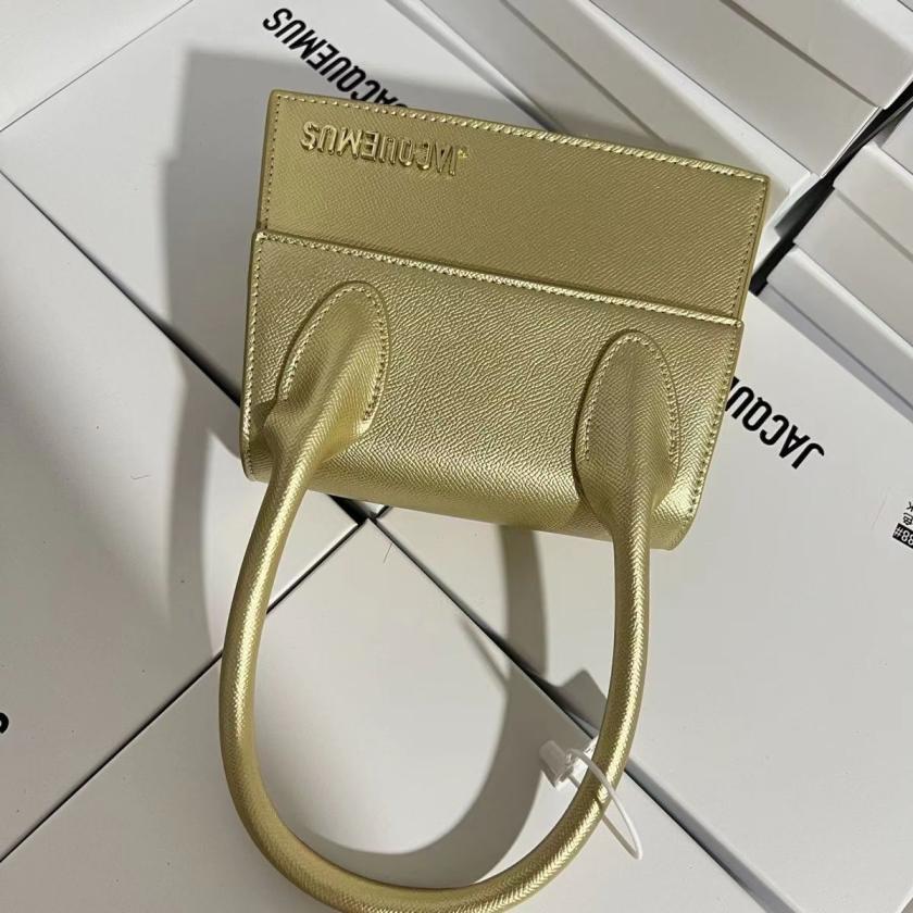 JACQUEMUS Golden Handbag 20cm