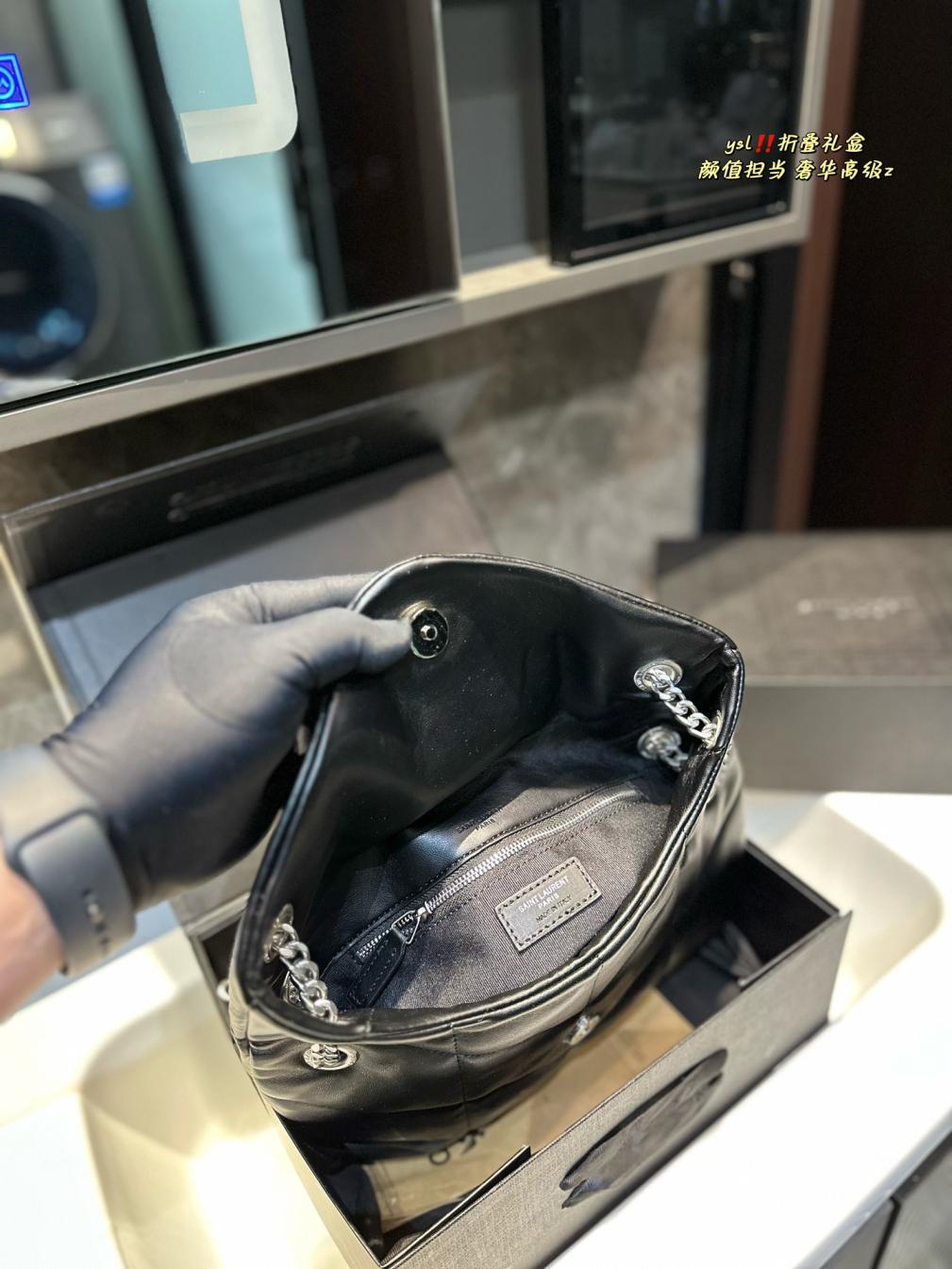 YSL LOULOU PUFFER lambskin bag
