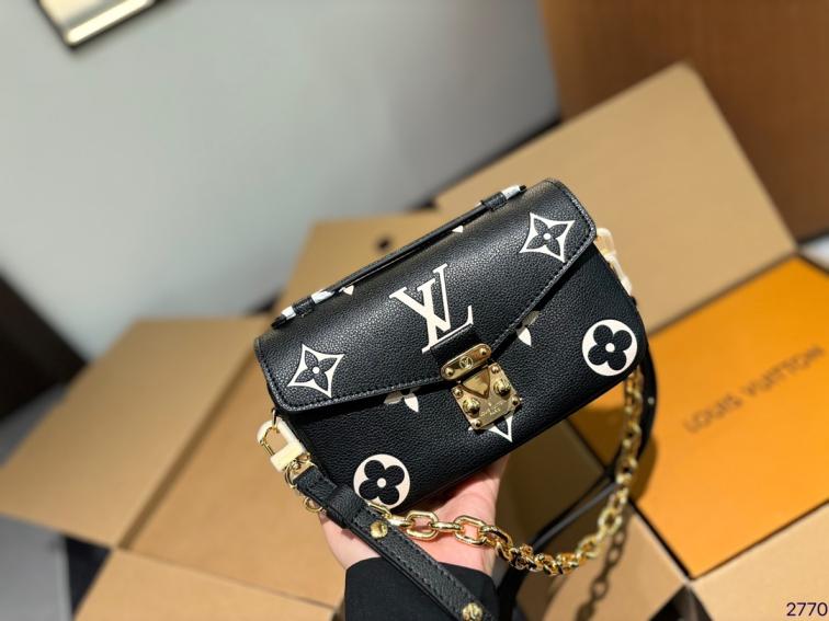 LV Louis vuitton cowskin leather east west bag