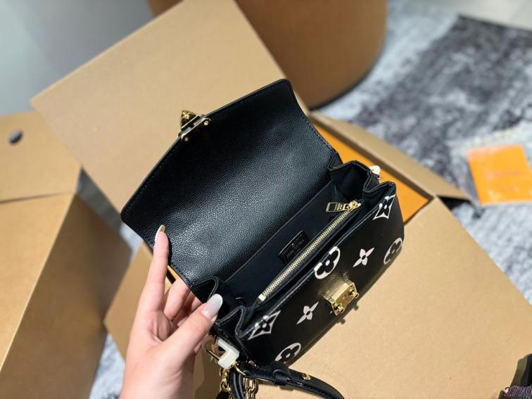 LV Louis vuitton cowskin leather east west bag