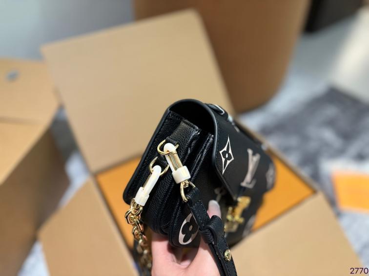 LV Louis vuitton cowskin leather east west bag