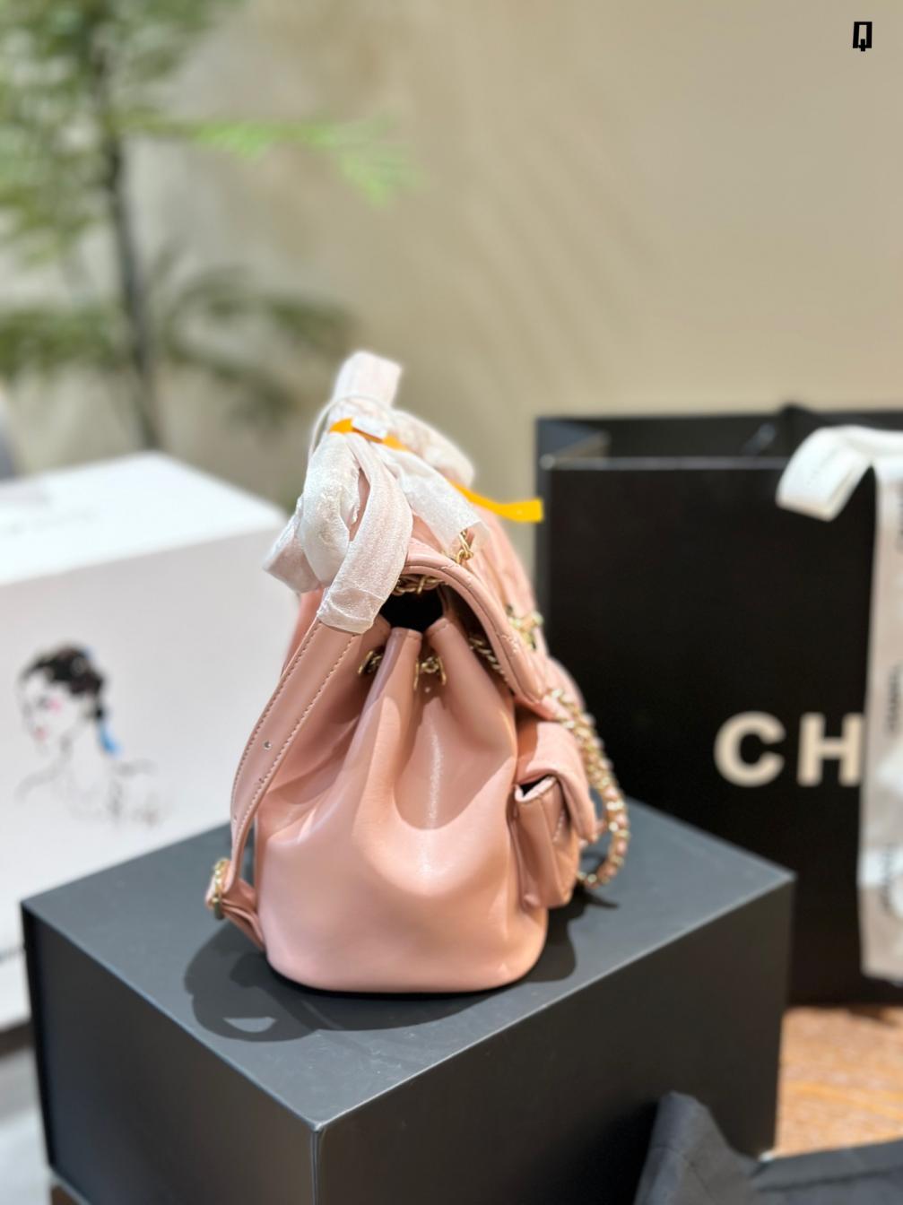 Chanel 24p duma lambskin backpack