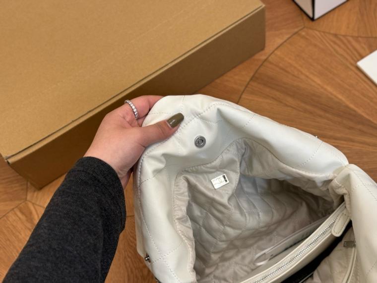 Chanel white mini 22bag  134408